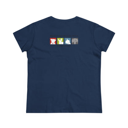 Spay and Neuter Women's Midweight Cotton Tee - Support Animal Welfare