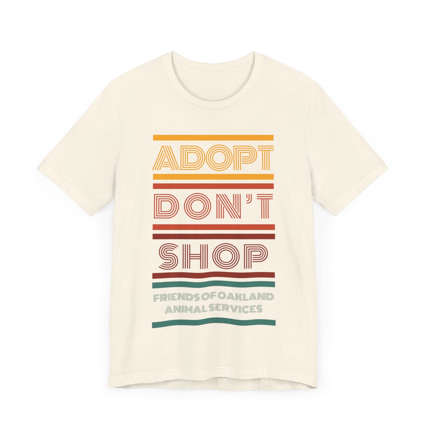 Retro Adopt Don't Shop Unisex Tee