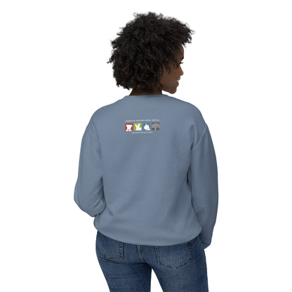 Pawsitively Oakland Unisex Lightweight Crewneck Sweatshirt