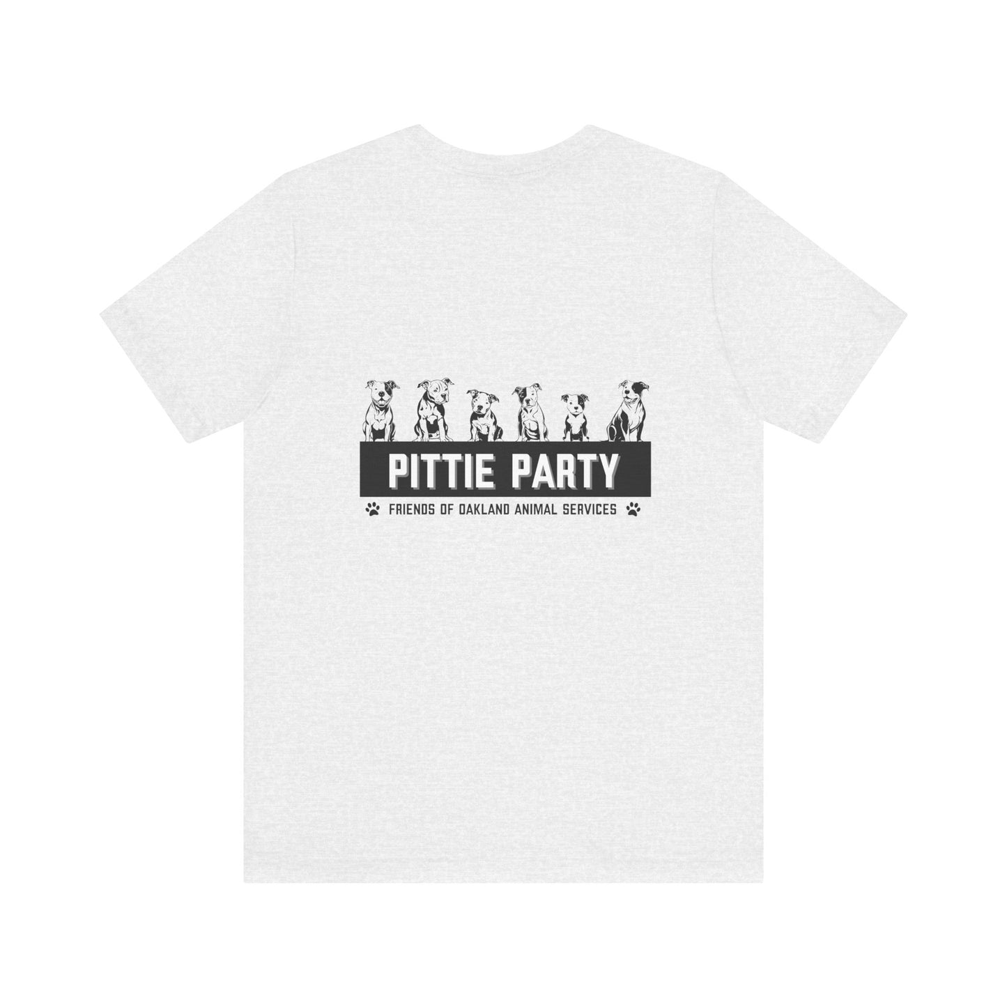 Back Printed Pittie Party Unisex Tee