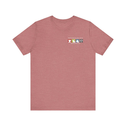 Back-Printed FOAS Logo - Unisex Short Sleeve Tee