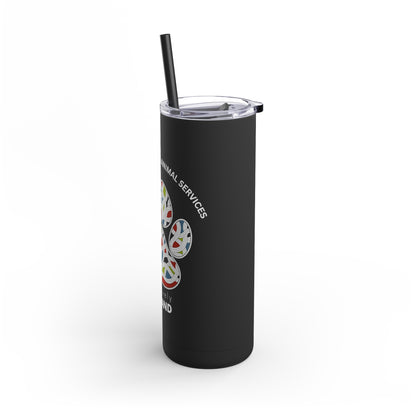 Pawsitively Oakland Maars Maker Skinny Matte Tumbler, 20oz