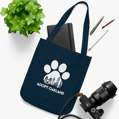 Copy of Pawsitively Oakland Organic Canvas Tote Bag