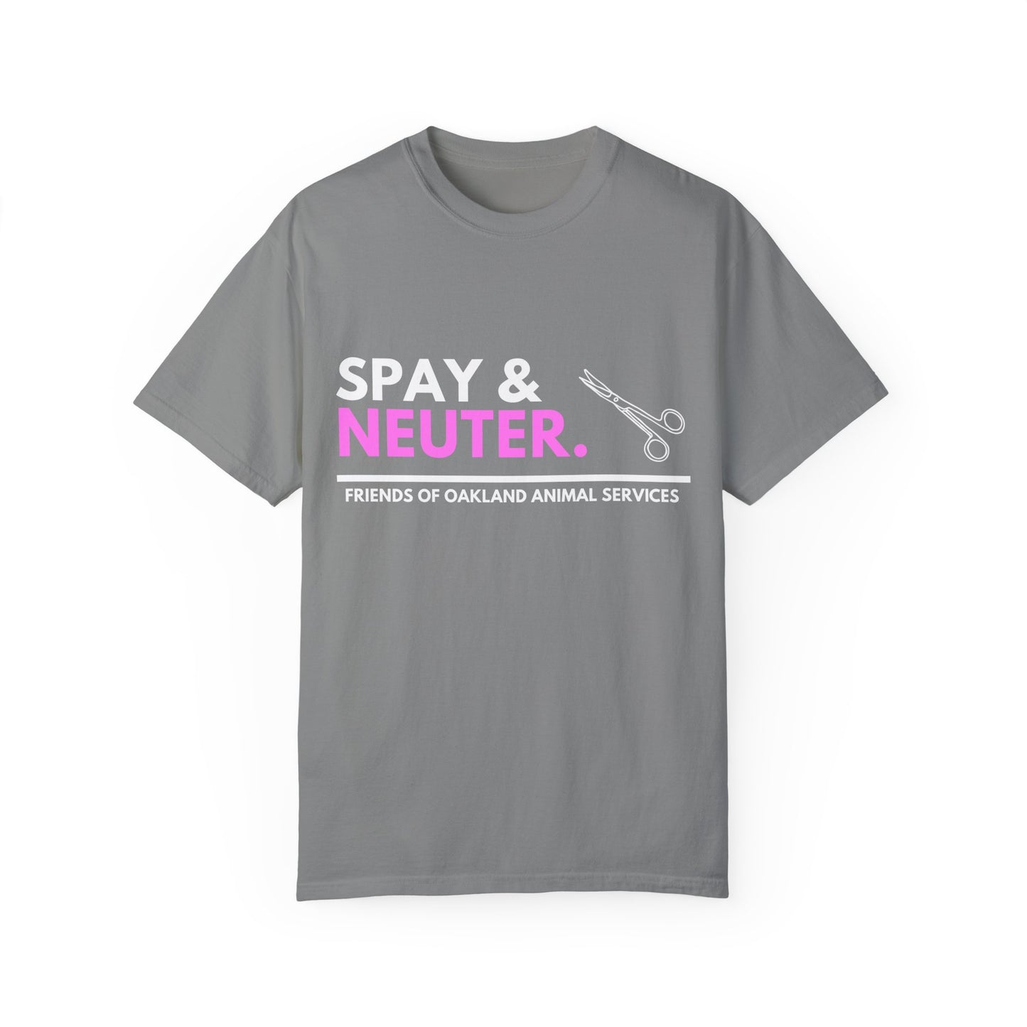 Spay & Neuter - Unisex Garment Dyed T-Shirt