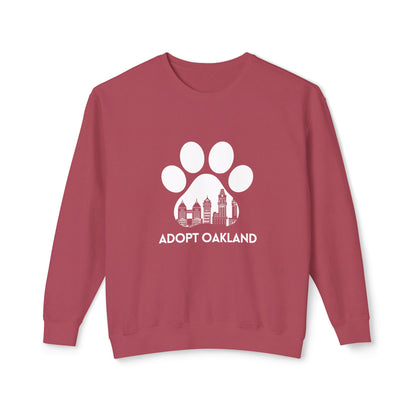 Adopt Oakland Unisex Lightweight Crewneck Sweatshirt