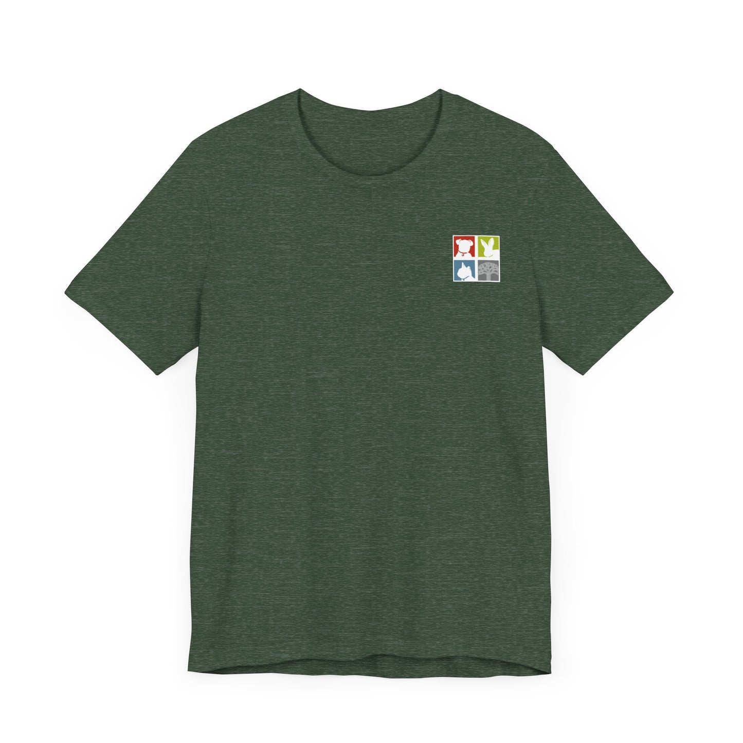 FOAS Pets Back Printed Cotton Jersey Tee