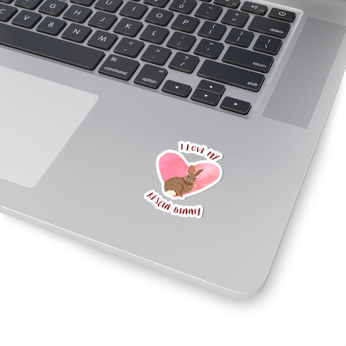 Copy of I Love my Rescue Bunny Sticker