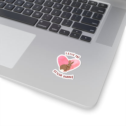 Copy of I Love my Rescue Bunny Sticker