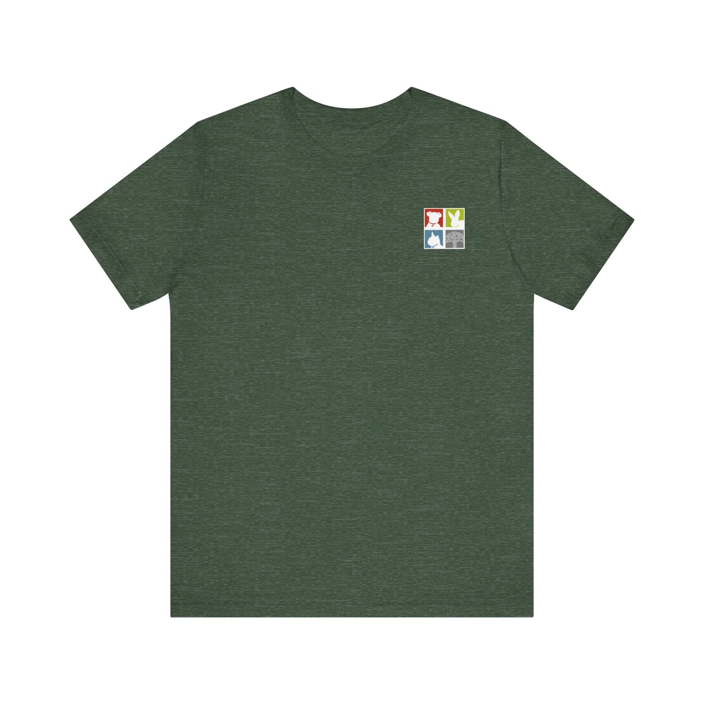 FOAS Pets Back Printed Cotton Jersey Tee