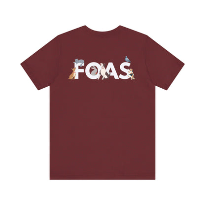 FOAS Pets Back Printed Cotton Jersey Tee
