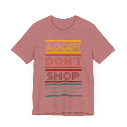 Retro Adopt Don't Shop Unisex Tee