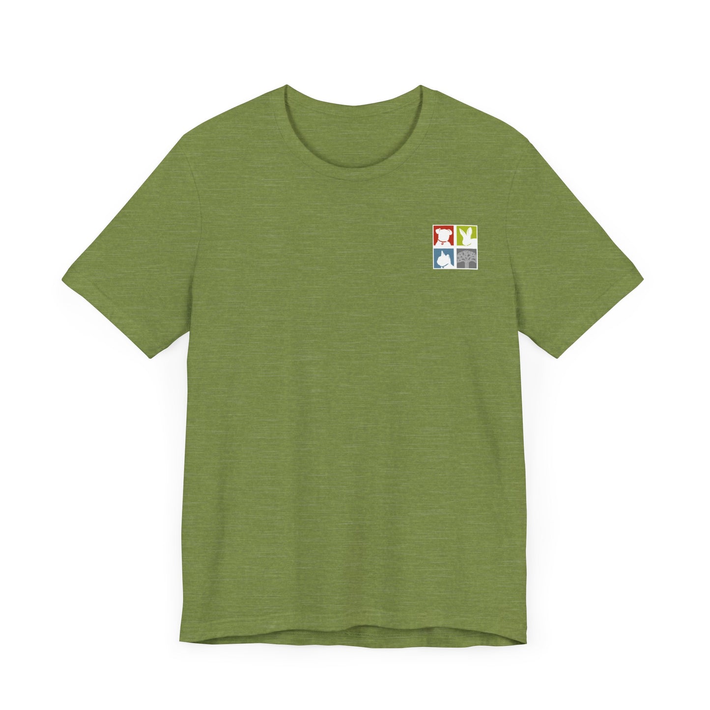 FOAS Pets Back Printed Cotton Jersey Tee