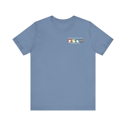 Back-Printed FOAS Logo - Unisex Short Sleeve Tee
