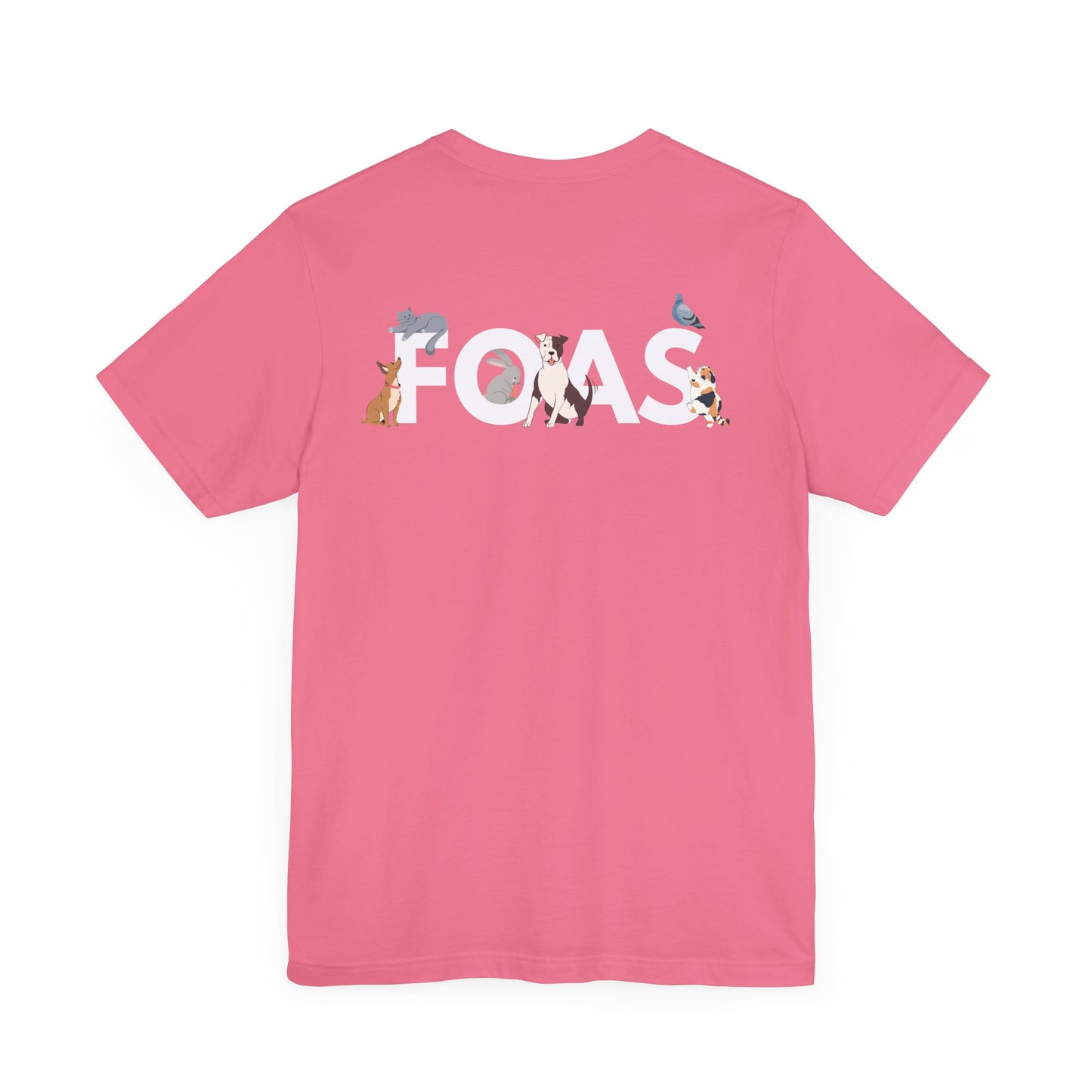 FOAS Pets Back Printed Cotton Jersey Tee
