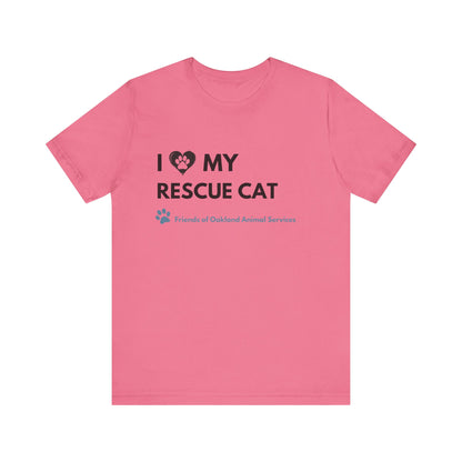 I Love my Rescue Cat Unisex Tee