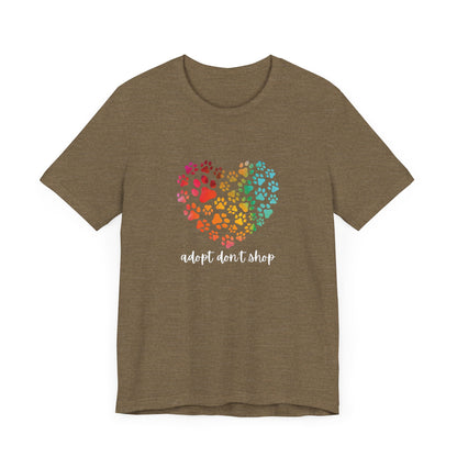 Adopt Don't Shop Hearts - Unisex Tee