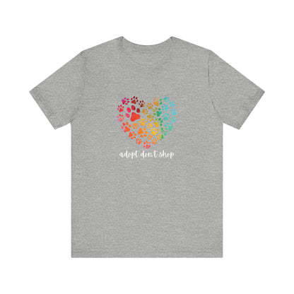 Adopt Don't Shop Hearts - Unisex Tee