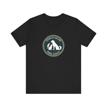 Baseball Friends of Oakland Animal Services Tee - Unisex Jersey Short Sleeve Animal Lovers Shirt