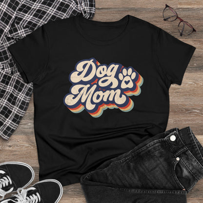 Dog Mom Women's Midweight Cotton Tee