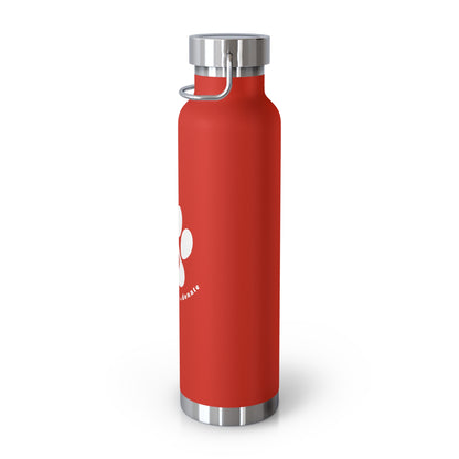 Helping Paw Copper Vacuum Insulated Bottle, 22oz