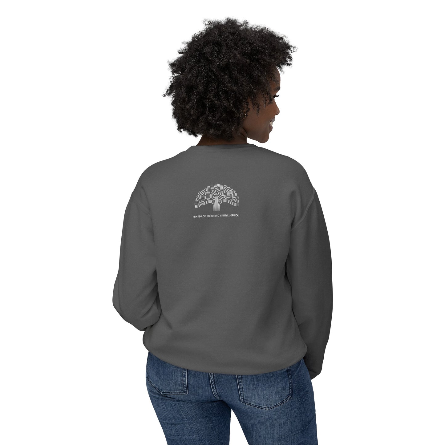 Adopt Oakland Unisex Lightweight Crewneck Sweatshirt