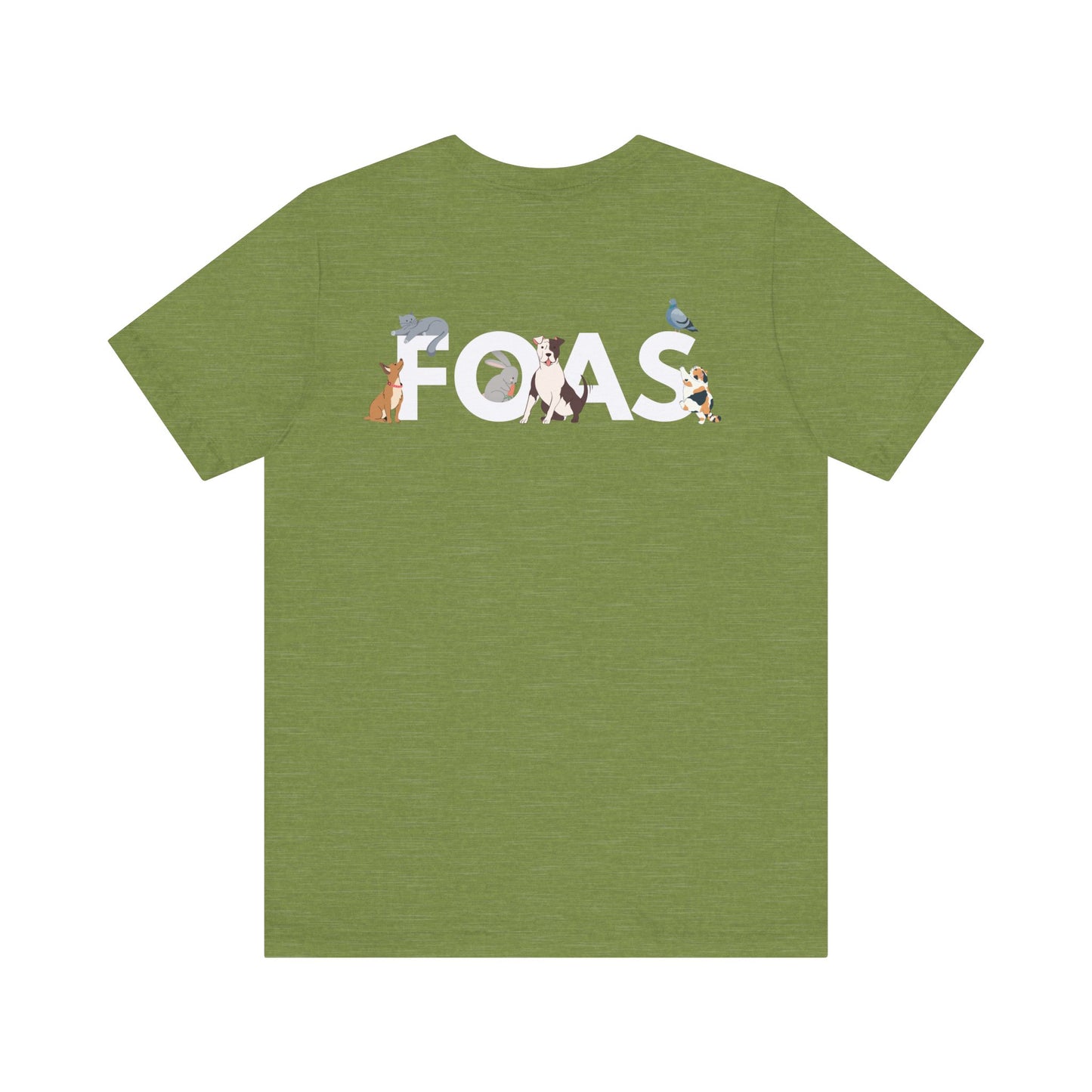 FOAS Pets Back Printed Cotton Jersey Tee