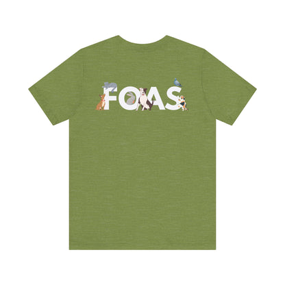 FOAS Pets Back Printed Cotton Jersey Tee