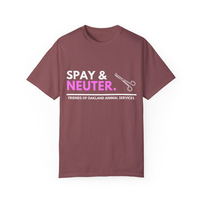 Spay & Neuter - Unisex Garment Dyed T-Shirt