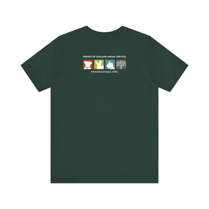 Baseball Friends of Oakland Animal Services Tee - Unisex Jersey Short Sleeve Animal Lovers Shirt