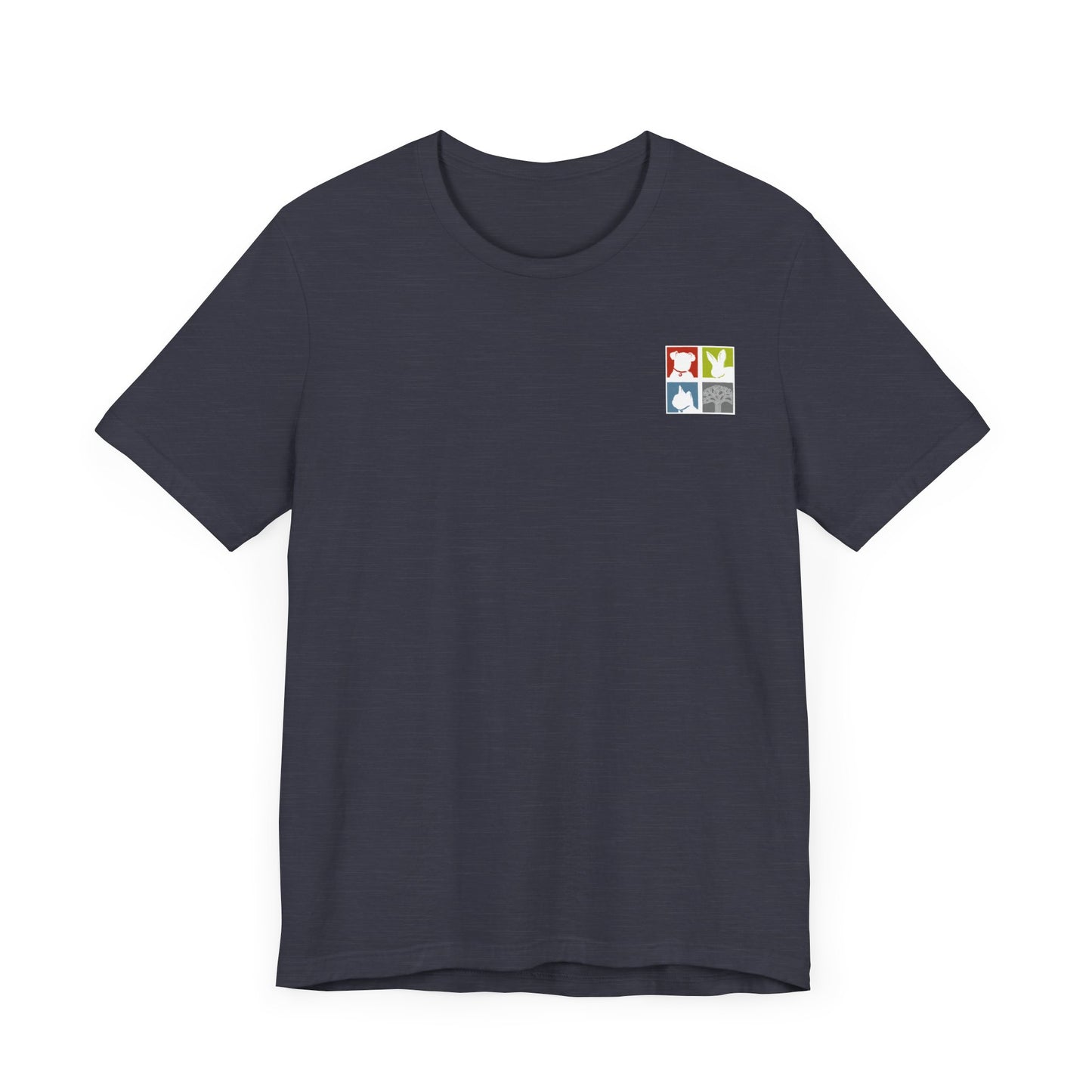 FOAS Pets Back Printed Cotton Jersey Tee