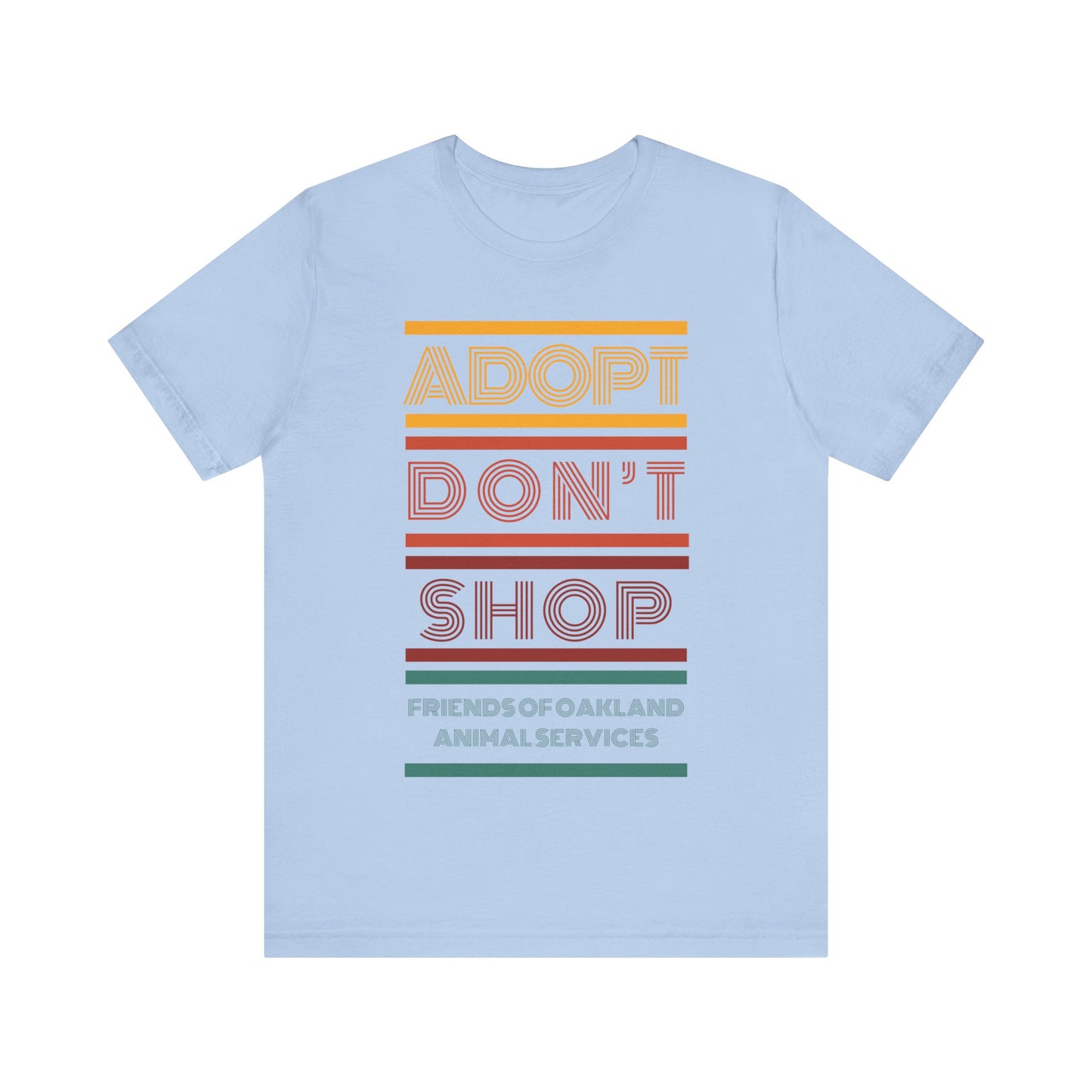 Retro Adopt Don't Shop Unisex Tee