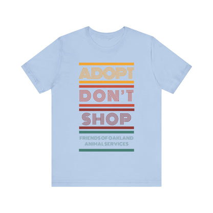 Retro Adopt Don't Shop Unisex Tee