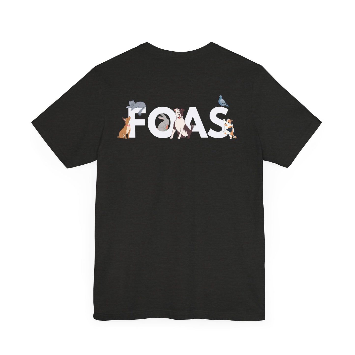 FOAS Pets Back Printed Cotton Jersey Tee