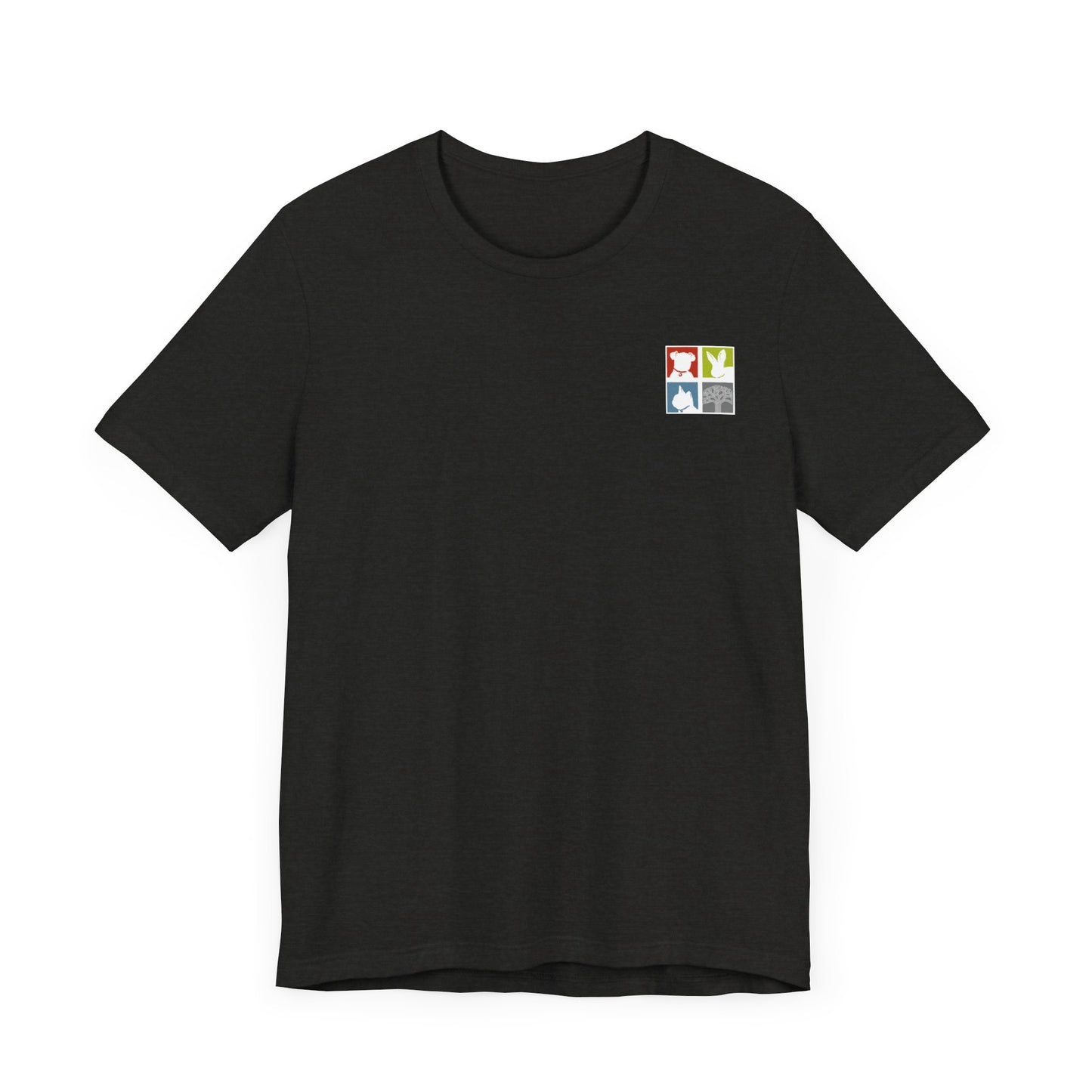 FOAS Pets Back Printed Cotton Jersey Tee