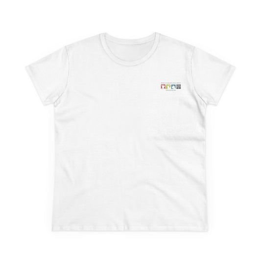 Cat Love - Women's Cotton Cat Rescue Back Printed Tee - Support Animal Services