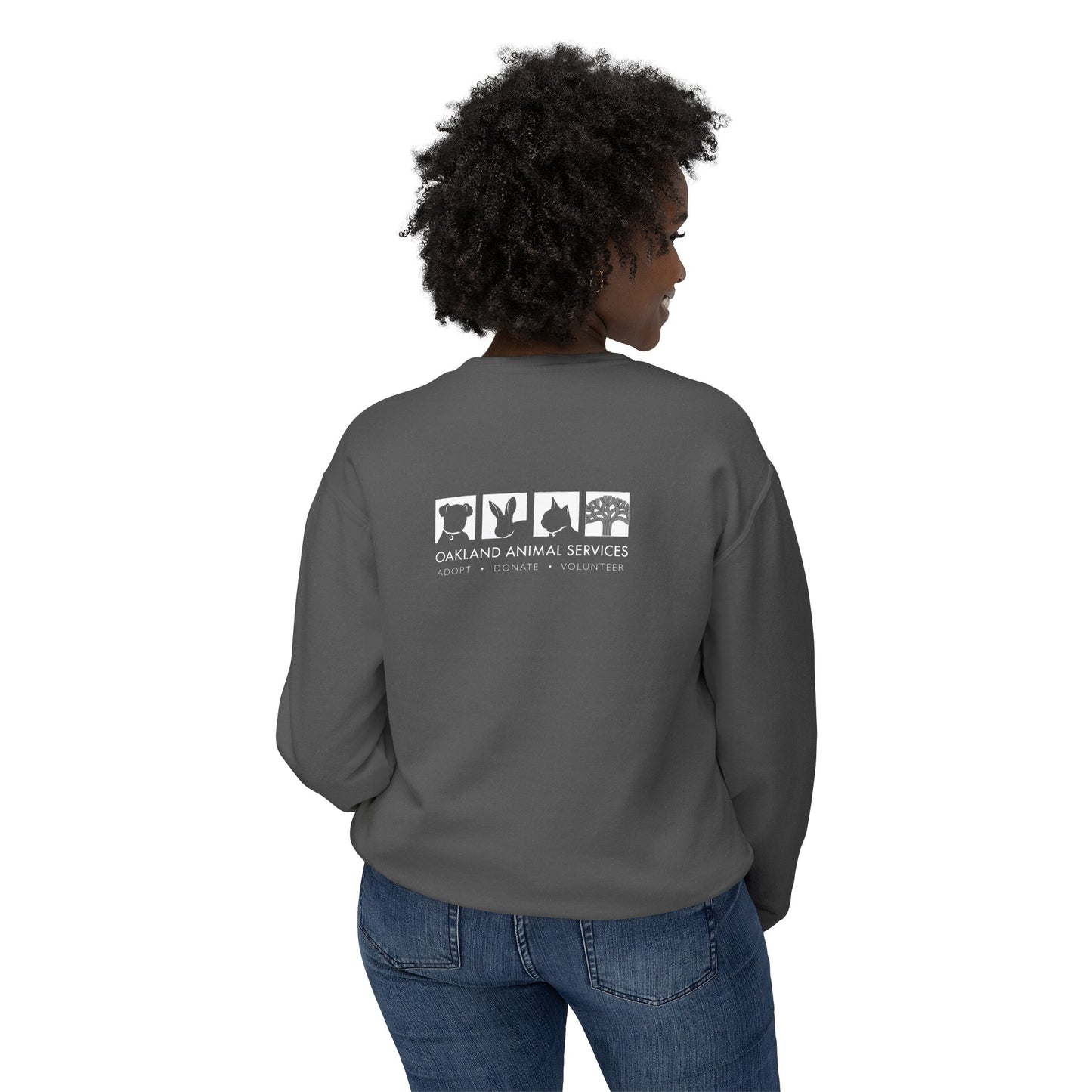 OAS Logo Unisex Lightweight Crewneck Sweatshirt