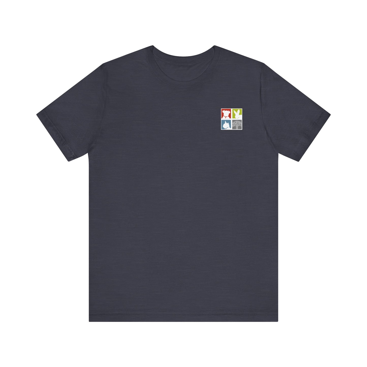 FOAS Pets Back Printed Cotton Jersey Tee