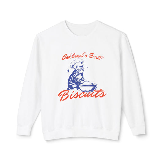 Oakland's Best Biscuits Unisex Lightweight Crewneck Sweatshirt