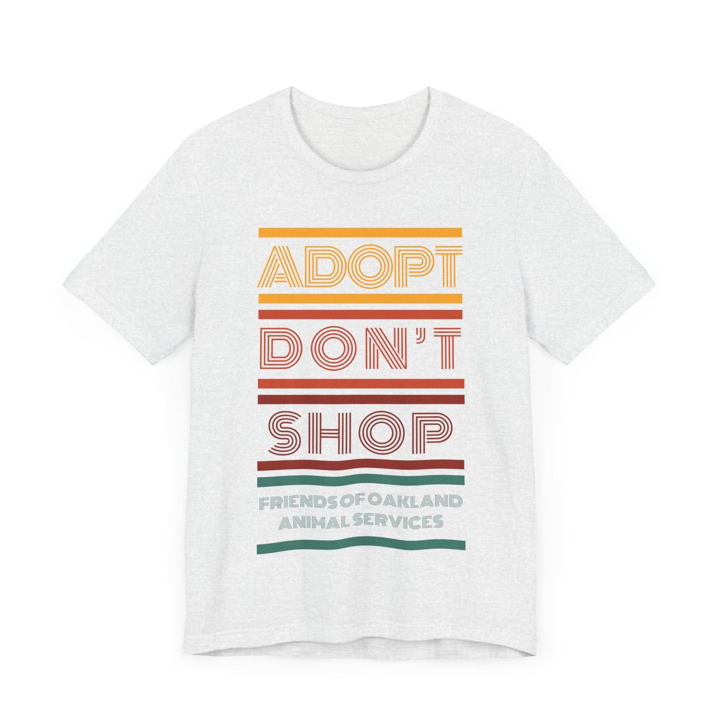 Retro Adopt Don't Shop Unisex Tee