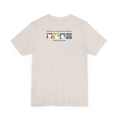 Las Mascotas -Adopt Oakland Cat & Dog Tee – Unisex Jersey Short Sleeve T-Shirt for Animal Lovers