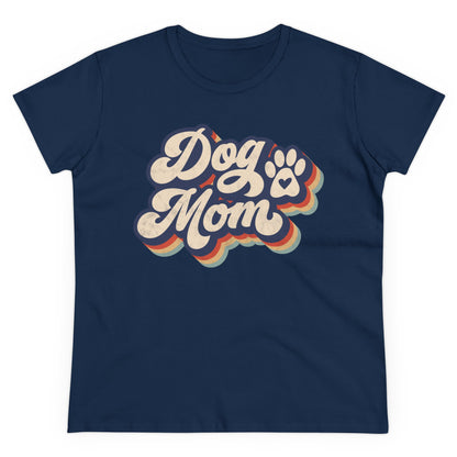 Dog Mom Women's Midweight Cotton Tee