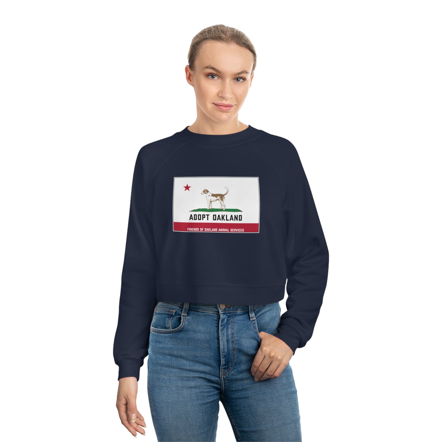 California Women's Cropped Fleece Pullover