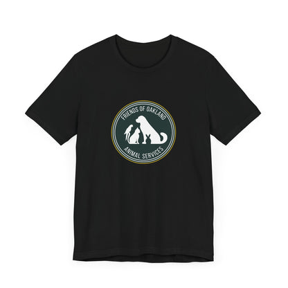 Baseball Friends of Oakland Animal Services Tee - Unisex Jersey Short Sleeve Animal Lovers Shirt
