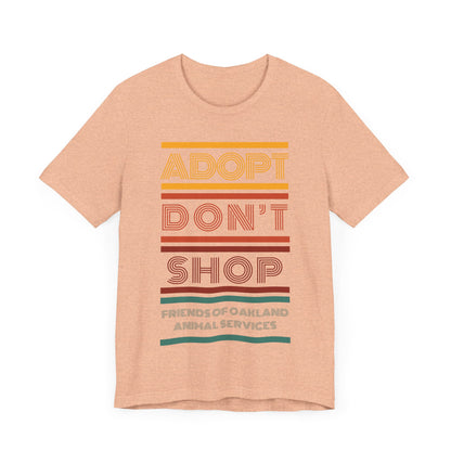 Retro Adopt Don't Shop Unisex Tee